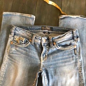 Silver Aiko Boot cut Jeans